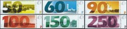 Russia Russland Russie 2015 Definitives Views of Moscow Architecture Peterspost Set of 6 stamps MNH