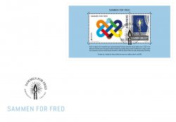 Denmark Danemark Danmark 2023 Europa CEPT Peace block FDC