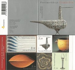Finland Finnland Finlande 2000 Finnish design set of 6 stamps in block in booklet MNH