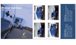 Faroe Islands Denmark 2013 Europa CEPT Postal transport car and truck booklet of 4 sets MNH
