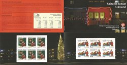 Greenland Grönland Groenland Denmark 2011 Merry Christmas and Happy New Year ! booklet with 6 self-adhesive sets MNH