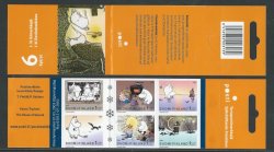 Finland Finnland Finlande 2003 Moomins Tove Jansson Posti set of 6 stamps in booklet MNH