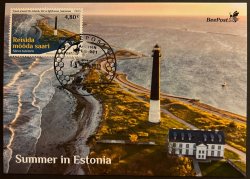 Estonia Estland Estonie 2023 Lighthouse Sorve Summer in Estonia Saaremaa BeePost Maxicard