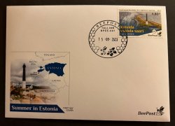 Estonia Estland Estonie 2023 Lighthouse Sorve Summer in Estonia Saaremaa BeePost FDC