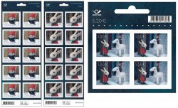 Estonia Estland Estonie 2023 Merry Christmas and Happy New Year ! set of 3 sheetlets MNH