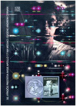 Slovakia 2022 The 50th Anniversary of the Apollo 17 Eugene Andrew Cernan Maxicard
