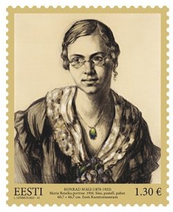 Estonia Estland Estonie 2023 From the treasury of the Estonian Art Museum Konrad Mägi stamp mint