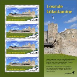 Estonia Estland Estonie 2023 Rakvere castle Summer in Estonia Tourisme BeePost sheetlet MNH