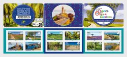 France 2023 Land of Tourism Lighthouse landscapes set of 12 stamps in booklet MNH