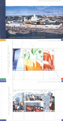 Finland Finnland Finlande 2000 Helsinki cultural European capital blocks in booklet MNH