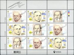 Ukraine 2020 Knights of the Spirit Figures of the Ukrainian human rights movement sheetlet MNH