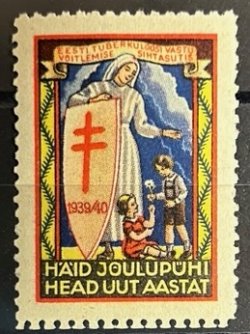 Estonia Estland Estonie 1939 Christmas charity stamp VF MNH