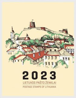 Lithuania Litauen Lituanie 2023 Stamp Year set Lietuvos Pastas in official booklet MNH