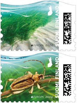 Finland Finnland Finlande 2024 Europa CEPT Underwater fauna & flora set of 2 stamps MNH