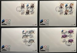 Estonia Estland Estonie 2023 National Olympic History 1923-2023 Olympics NOC 100 ann BeePost sheetlets set FDC