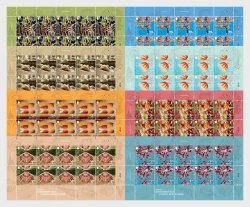 Jersey UK Great Britain 2024 Europa CEPT Underwater Fauna and Flora set of 8 sheetlets MNH