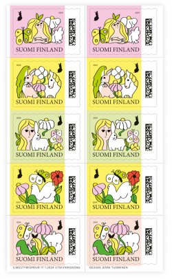 Finland Finnland Finlande 2024 Spring dreams symbolic contemporary art Posti sheetlet \ booklet MNH