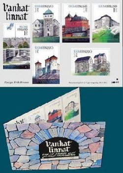 Finland Finnland Finlande 2014 Ancient castles and fortresses set of 6 stamps in booklet MNH
