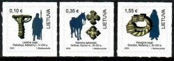 Lithuania Litauen Lituanie 2024 Definitives Cultural heritage of the Baltic peoples set of 3 stamps MNH