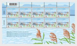 Switzerland Suisse Schweiz 2024 200 Years Boat Trips on Lake Constance ship sheetlet MNH