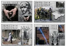 Ukraine 2024 10th anniversary of the Russian invasion "And there will be spring!" set of 4 maxicards