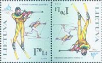 Lithuania Litauen Lituanie 2006 Winter Olympic games in Torino Olympics tete-beshe MNH