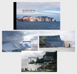 Norway Norvege Norwegen 2024 Polar Motifs Bear Island Birds Arctic set of 3 limited edition blocks in booklet MNH