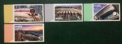 Thailand 2021 Opening of the Bang Sue Grand Station Bangkok Raylways Trains set of 4 stamps MNH