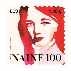 Estonia Estland Estonie 2024 Magazine Eesti Naine 100 Estonian woman stamp MNH