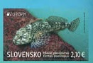 Slovakia 2024 EUROPA CEPT Fauna and Flora of the Lakes of the Tatra Mountains Rare fish self-adhesive stamp MNH