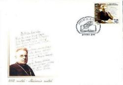 Lithuania. Year of Maironis. 150 years since the birth of the Lithuanian poet Jonas Maciulis. FDC