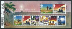 Great Britain United Kingdom 2015 Christmas Bible stories set of 8 classic stamps in block MNH