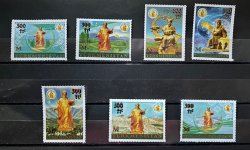 Turkmenistan 2024 Magtymguly Maxdumqoli Faraği مخدومقلی فراغی Great poet philosopher set of 7 stamps MNH