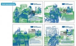 Ukraine 2024 Liberation of the Chernigov region 2 ann Hero Cities set of 4 Maxicards