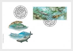 Switzerland Schweiz Suisse 2024 Europa CEPT Fishes underwater rare fauna FDC