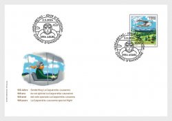 Switzerland Schweiz Suisse 2024 100 Years La Caquerelle - Lausanne Special Fight aviation airplane FDC