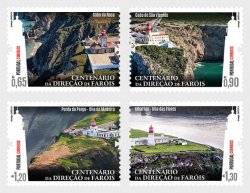 Portugal 2024 Centenary Of The Portuguese Lighthouse Authority set of 4 stamps MNH