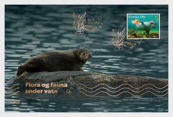 Norway Norvege Norwegen 2024 Europa CEPT Underwater fauna and flora stamp limited edition GOLD numbered FDC