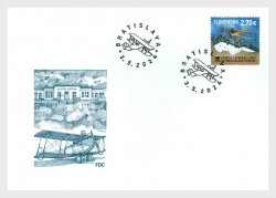 Slovakia 2024 100th Anniversary of the Launch of the Airline Route Prague-Bratislava-Kosice stamp FDC