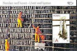 Norway Norwegen Norvege 2010 Life by the sea Fish Fishing Scandinavian joint issue block MNH