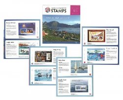 Scandinavia 2010 Life by the sea Scandinavian joint issue set of 8 blocks in special booklet MNH