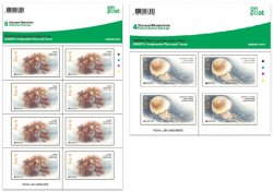 Ireland Irland Irlande 2024 Europa CEPT Undewater flora and fauna set of 2 sheetlets MNH