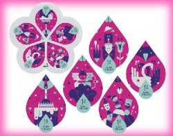 Finland Finlande Finnland 2009 St Valentine Day set of 5 stamps in block MNH
