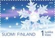 Finland Finnland Finlande 2008 Christmas Frosty night The world's first transparent stamp MNH