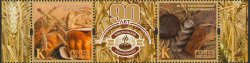 Russian occupation of Moldova PMR Transnistria 2024 90 years of the Tiraspol bakery set of 2 stamps in strip with label MNH