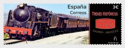 Spain Espagne Spanien 2024 Historical Trains Strawberry Train Madrid-Aranjuez stamp MNH