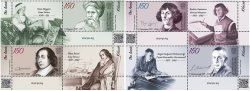 Kyrgyzstan 2024 Great Personalities Omar Khayyam Nicolaus Copernicus Blaise Pascal Sergei Rachmaninoff KEP set of 4 stamps with labels MNH