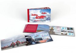 Great Britain United Kingdom 2024 Red Arrows 60th Anniversary Aviation Airplanes set of limited edition blocks in booklet MNH