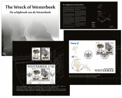 Faroe Islands Denmark 2016 Westerbeek shipwreck sailing ship limited edition special folder with set block FDC