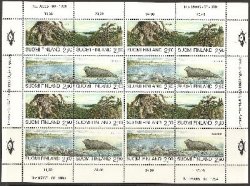 Finland Finlsnde Finnland 1995 Nature Endangered Animals Joint issue with Russia sheetlet MNH